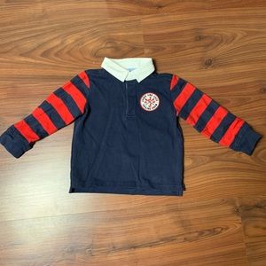Janie and Jack rugby top. size 2T